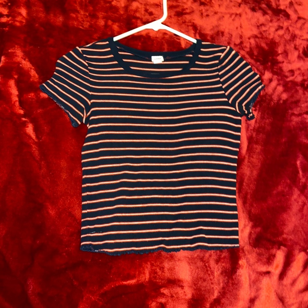 Garage crop top T-shirt